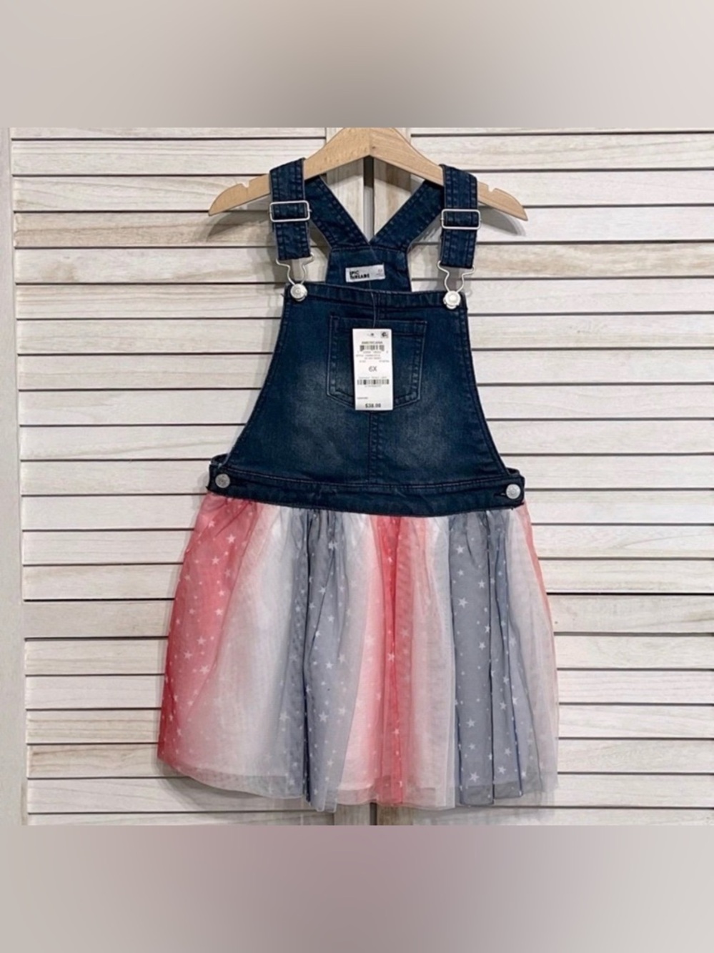 NWT Epic Threads Girl’s Americana Tutu Skirtall Size 6X PRICE FIRM